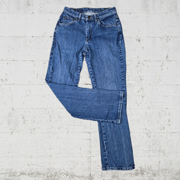 90s Vintage Riders Medium Wash Straight Leg High Waisted Mom Jeans Size 10 - Picture 7 of 7